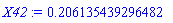 HFloat(0.20613543929648243)