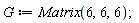 G := Matrix(6, 6, 6)