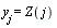 y[j] = Z(j)
