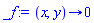 proc (x, y) options operator, arrow; 0 end proc