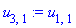 u[1, 1]