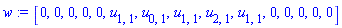 [0, 0, 0, 0, 0, u[1, 1], u[0, 1], u[1, 1], u[2, 1], u[1, 1], 0, 0, 0, 0, 0]