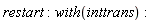 restart; with(inttrans)