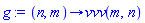 proc (n, m) options operator, arrow; vvv(m, n) end proc