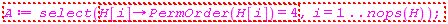 "A:=select(H[i]->PermOrder(H[i])=4,i=1..nops(H));"