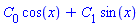 C[0]*cos(x)+C[1]*sin(x)