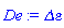 `#mrow(mi(Delta),mi(epsilon))`