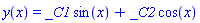 y(x) = _C1*sin(x)+_C2*cos(x)