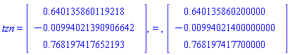 tzn = Vector[column](%id = 18446744074564617750), `= `, Vector[column](%id = 18446744074328082542)