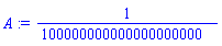 1/100000000000000000000