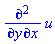 diff(diff(u, x), y)