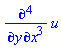 diff(diff(diff(diff(u, x), x), x), y)