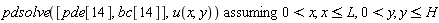 `assuming`([pdsolve([pde[14], bc[14]], u(x, y))], [0 < x, x <= L, 0 < y, y <= H])