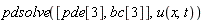 pdsolve([pde[3], bc[3]], u(x, t))