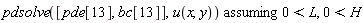 `assuming`([pdsolve([pde[13], bc[13]], u(x, y))], [0 < L, 0 < H])
