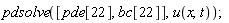 pdsolve([pde[22], bc[22]], u(x, t))