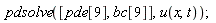 pdsolve([pde[9], bc[9]], u(x, t))