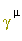 gamma[`~mu`]