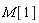 M[1]