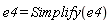 e4 = Simplify(e4)
