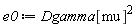 e0 := Dgamma[mu]^2