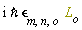 I*`&hbar;`*`&epsilon;`[m, n, o]*L[o]