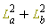 L[a]^2+L[b]^2