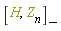 "[H,Z[n]][-]"