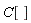 C[]