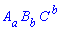 A[a]*B[b]*C[`~b`]