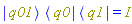 Physics:-`*`(Physics:-Ket(q01), Physics:-Bra(q0), Physics:-Bra(q1)) = I
