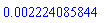 0.2224085844e-2