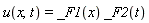 u(x, t) = _F1(x)*_F2(t)