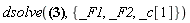 dsolve({_F1(1)+(D(_F1))(1) = 0, diff(_F2(t), t) = -k*_c[1]*_F2(t), diff(diff(_F1(x), x), x) = -_c[1]*_F1(x), (D(_F1))(0) = 0}, {_F1, _F2, _c[1]})