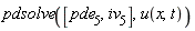pdsolve([pde__5, iv__5], u(x, t))