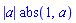 abs(a)*abs(1, a)