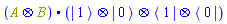 Parse:-ConvertTo1D, "invalid input %1", Typesetting:-mprintslash([A*B.Physics:-`*`(Physics:-Ket(A, 1), Physics:-Ket(B, 0), Physics:-Bra(A, 1), Physics:-Bra(B, 0))], [A*B.Physics:-`*`(Physics:-Ket(A, 1), Physics:-Ket(B, 0), Physics:-Bra(A, 1), Physics:-Bra(B, 0))])
