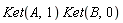 Ket(A, 1)*Ket(B, 0)