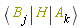Bra(B, j)*H*Ket(A, k)