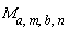 M[a, m, b, n]
