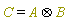 C = `&otimes;`(A, B)