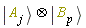 `&otimes;`(Ket(A, j), Ket(B, p))