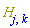 H[j, k]