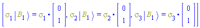 [Physics:-`*`(Physics:-Psigma[1], Physics:-Ket(B, 1)) = Physics:-Psigma[1].Vector[column](%id = 18446744078301209414), Physics:-`*`(Physics:-Psigma[2], Physics:-Ket(B, 1)) = Physics:-Psigma[2].Vector[column](%id = 18446744078301209414), Physics:-`*`(Physics:-Psigma[3], Physics:-Ket(B, 1)) = Physics:-Psigma[3].Vector[column](%id = 18446744078301209414)]