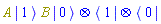 Physics:-`*`(A, Physics:-Ket(A, 1), B, Physics:-Ket(B, 0), Physics:-Bra(A, 1), Physics:-Bra(B, 0))
