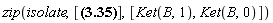 zip(isolate, [Physics[`*`](Physics[Psigma][2], Ket(B, 0)) = I*Ket(B, 1), Physics[`*`](Physics[Psigma][2], Ket(B, 1)) = -I*Ket(B, 0)], [Ket(B, 1), Ket(B, 0)])
