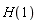 H(1)