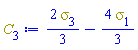 (2/3)*Physics:-Psigma[3]-(4/3)*Physics:-Psigma[1]