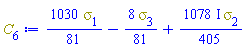 (1030/81)*Physics:-Psigma[1]-(8/81)*Physics:-Psigma[3]+((1078/405)*I)*Physics:-Psigma[2]