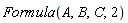 Formula(A, B, C, 2)